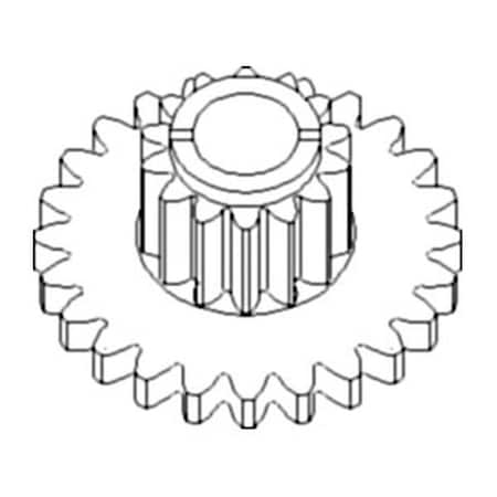 Aftermarket CE18522 Combine Reverser Gear Pinion Fits JD 9660STS 9670STS 9760STS 9770STS + COG10-0059